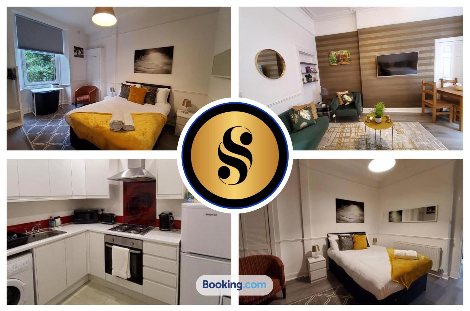 Leith Spectacular Apartment By Sensational Stay Short Lets & Serviced Accommodation With 6 Separate Beds & 2 Baths Единбург Екстериор снимка